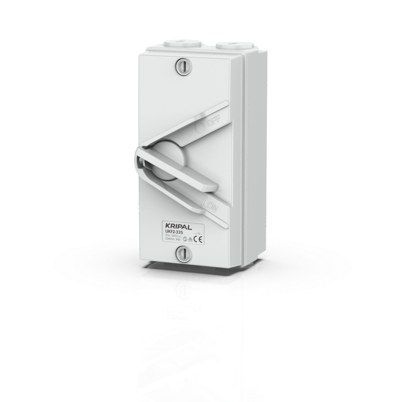 UKF2 Weatherproof Isolating Switch 1/2/3/4P 20A 35A 63A Outdoor Isolator Switch IP66
