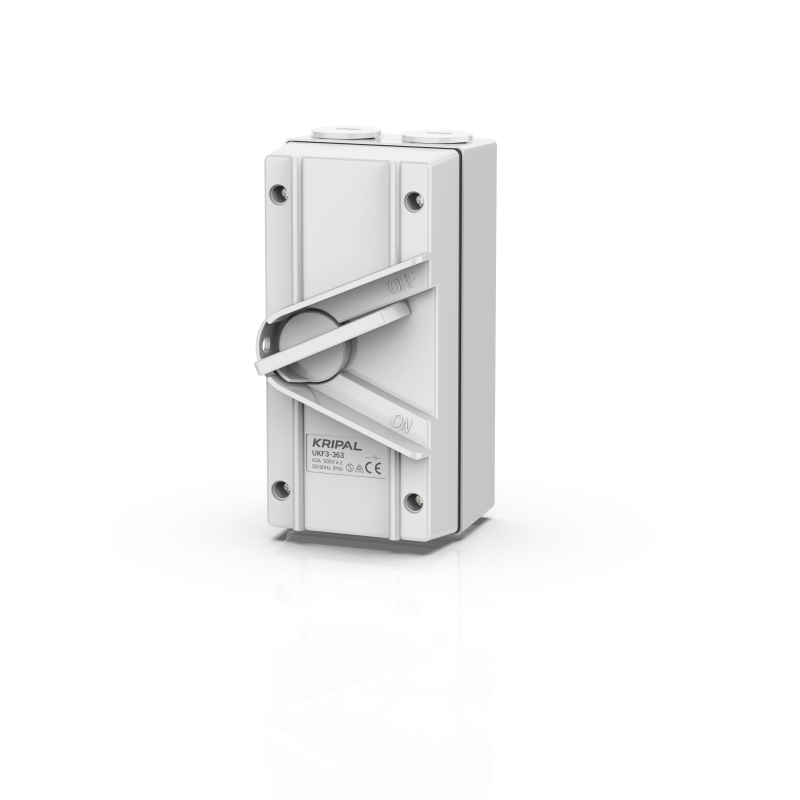 UKF3 Weatherproof Isolating Switch 1/2/3/4P 20A 35A 63A Outdoor Isolator Switch IP66