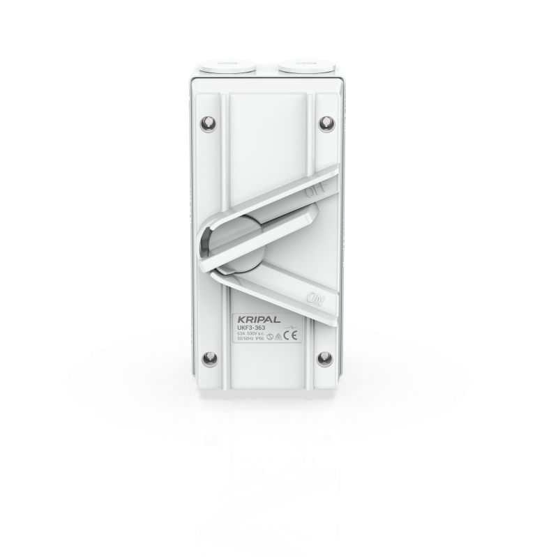 UKF3 Weatherproof Isolating Switch 1/2/3/4P 20A 35A 63A Outdoor Isolator Switch IP66