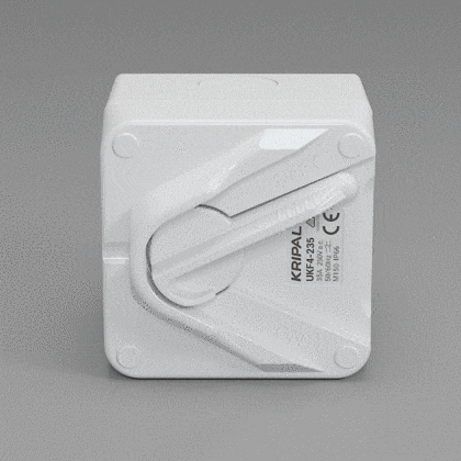 UKF4 Weatherproof Isolating Switch 1P/2P 10A 20A 35A Outdoor Isolator Switch IP66