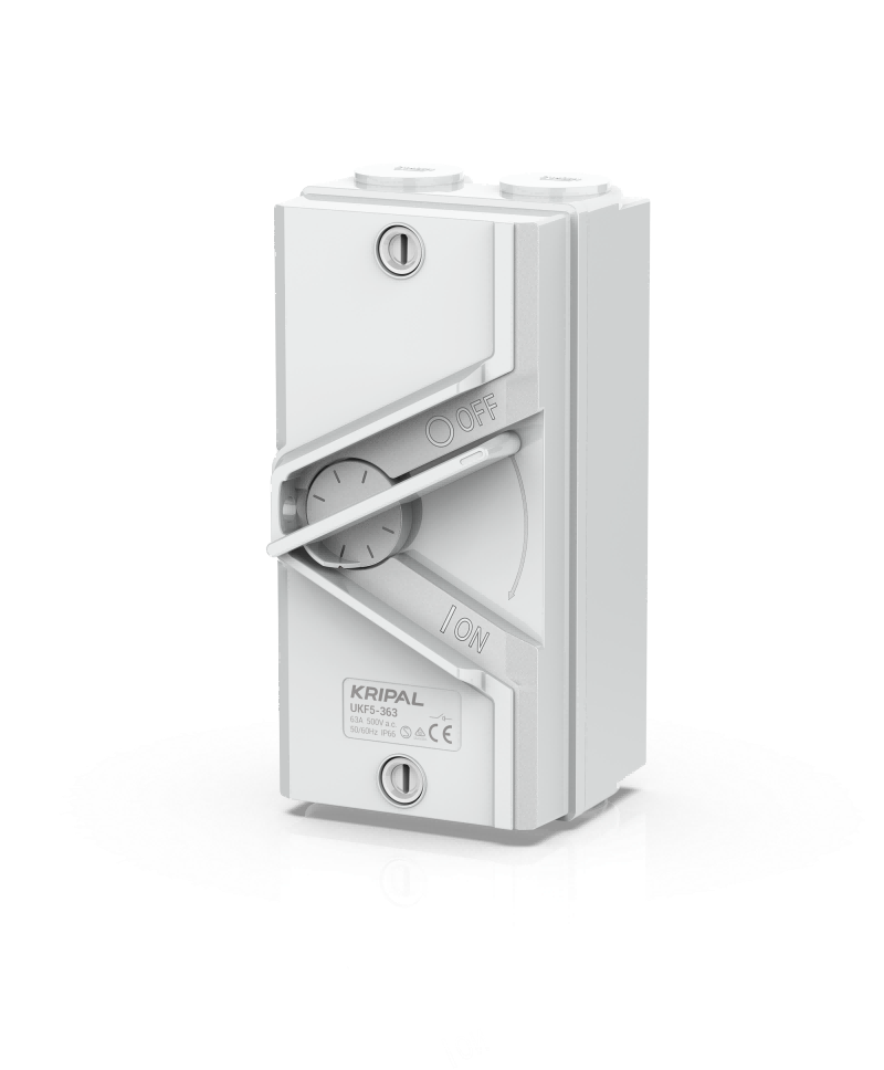 UKF5 Weatherproof Isolating Switch 1/2/3/4P 20A 35A 63A Outdoor Isolator Switch IP66