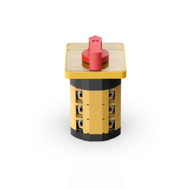 UKG1-40 Rotary Switch 3P/6P 7 Position Voltmeter Cam Switch 40A Knob Actuator Panel Mount