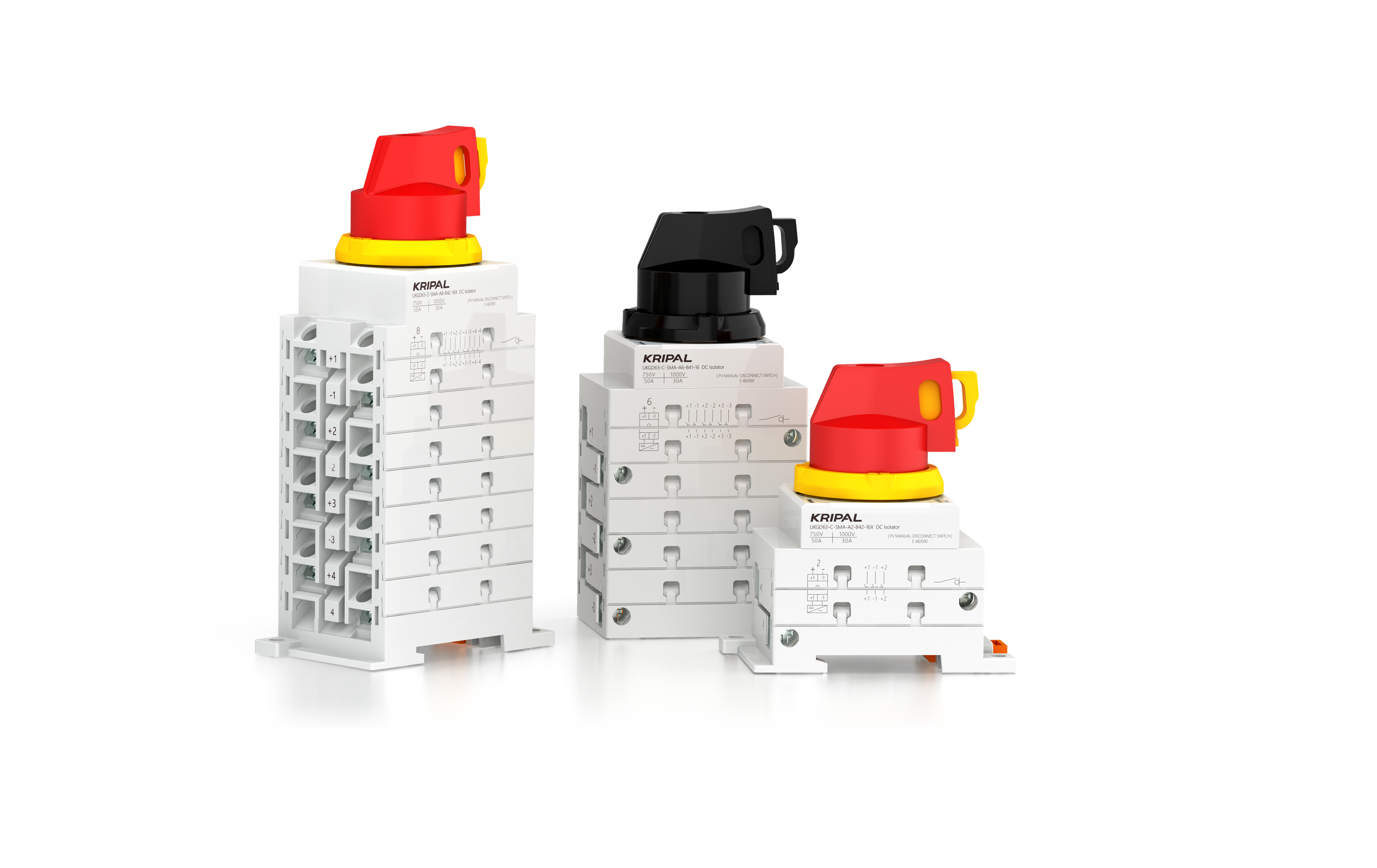 UKGD63 DC Isolator Switch 1500VDC for PV System Disconnection Central Inverter Protection