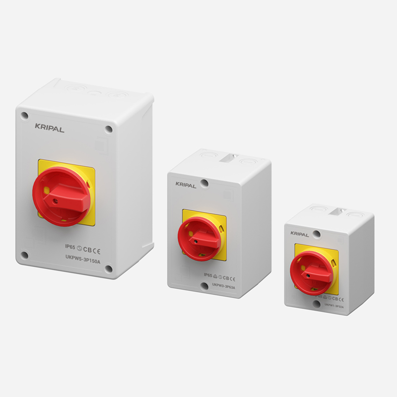 UKPW3 Rotary Isolating Switch 3Pole 63A Waterproof Switch Disconnector IP65 AC Isolator