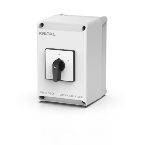 UKTN5 Cam Switch 3 Pole 100A 3 Position IP65 Rotary Changeover Switch