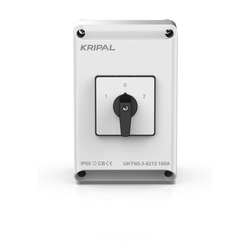 UKTN5 Cam Switch 3 Pole 100A 3 Position IP65 Rotary Changeover Switch