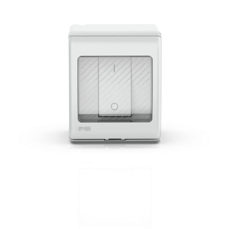 UKW IP55 Weatherproof Switch Socket 250V Electrical Outlet 1/2/3/4 Gang