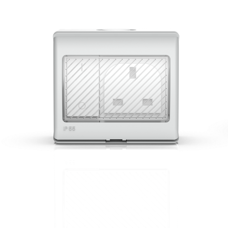 UKW IP55 Weatherproof Switch Socket 250V Electrical Outlet 1/2/3/4 Gang