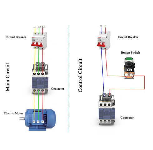 contactor and relay wiring-motor control(1)