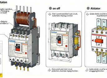 Contactor vs Circuit Breaker vs Isolator Switch: Understanding the Difference in Industrial Power