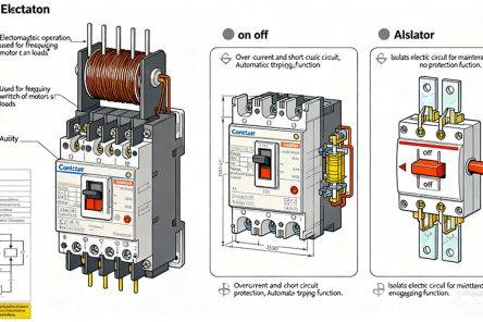 Contactor vs Circuit Breaker vs Isolator Switch: Understanding the Difference in Industrial Power