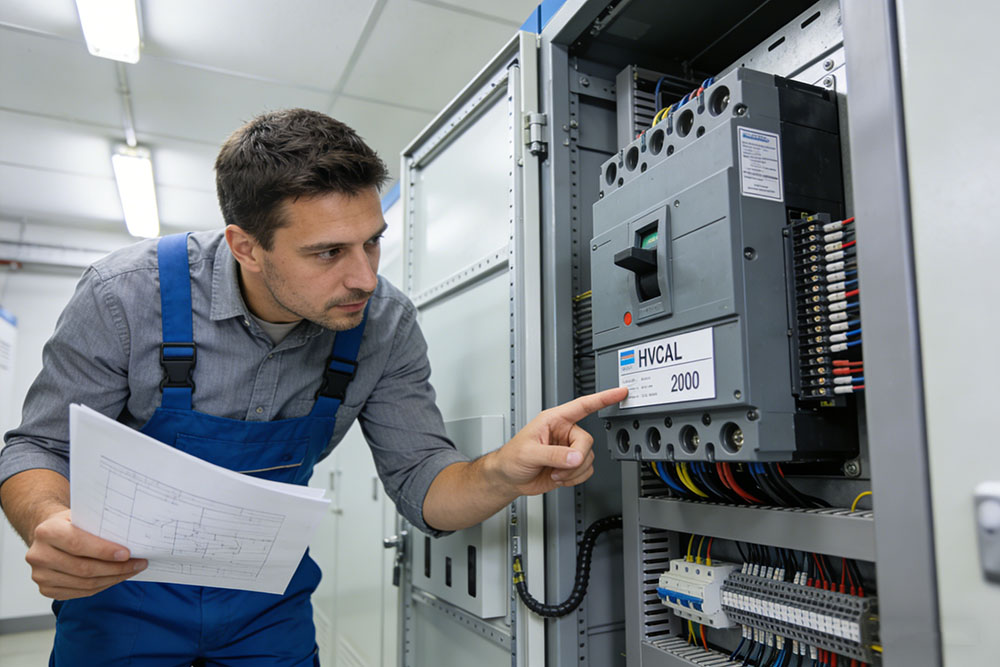 HVAC system components and connections