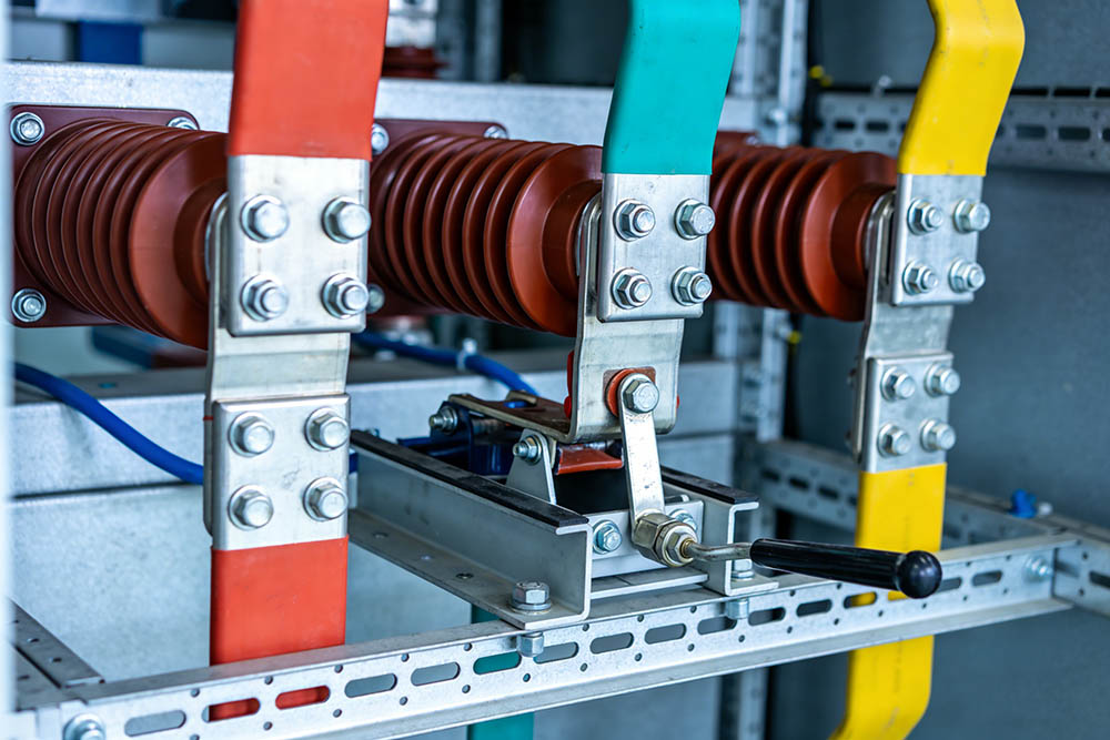 Electrical isolator switch components