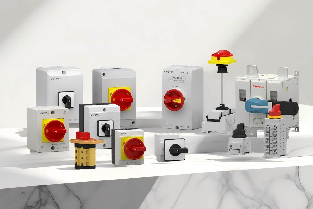 Various electrical isolators and switches