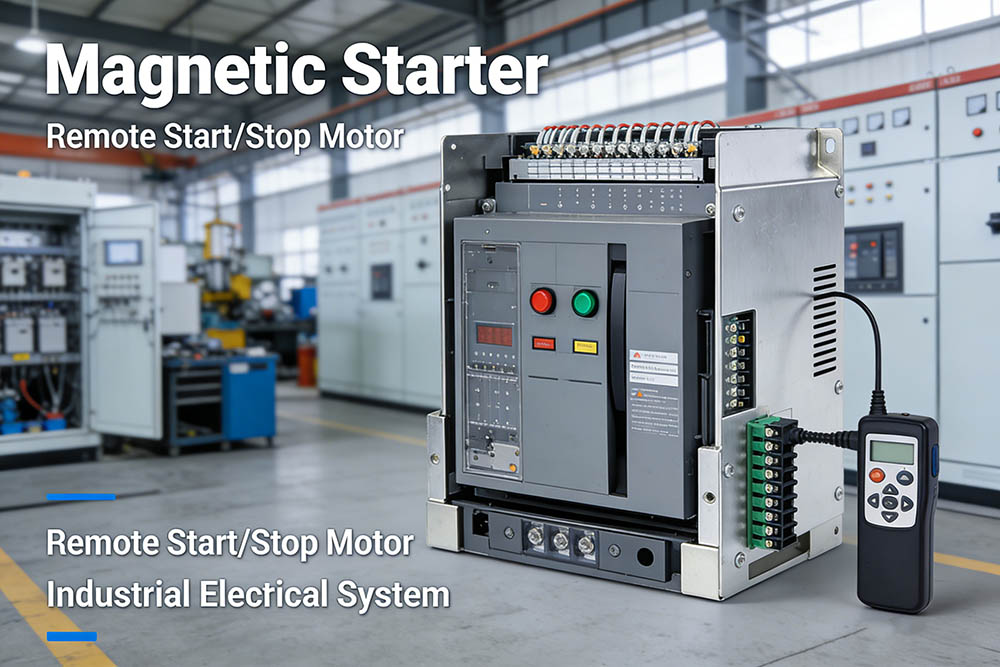 Industrial electrical motor control system