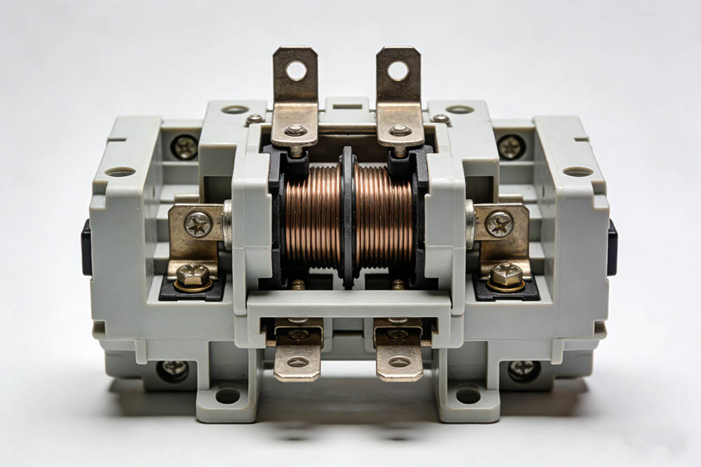 Electrical contactor with copper coil