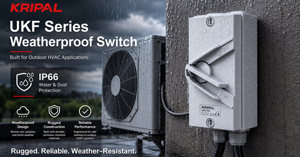 KRIPAL UKF Weatherproof Isolator Series for HVAC maintenance
