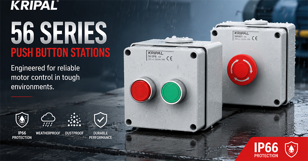 KRIPAL emergency stop switch and start stop control box