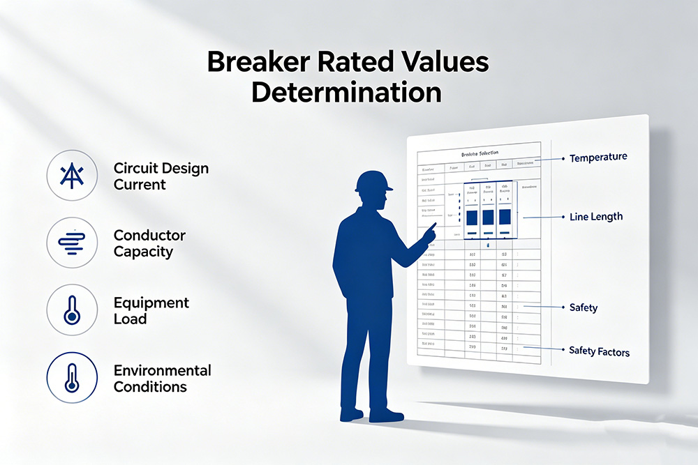 breaker rated value determined