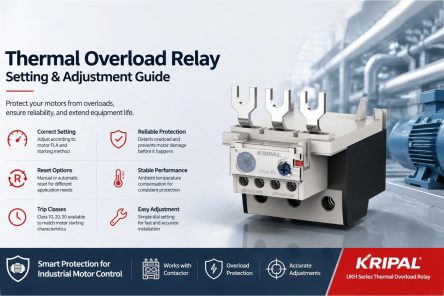 How to Set and Adjust a Thermal Overload Relay for Industrial Motor Protection