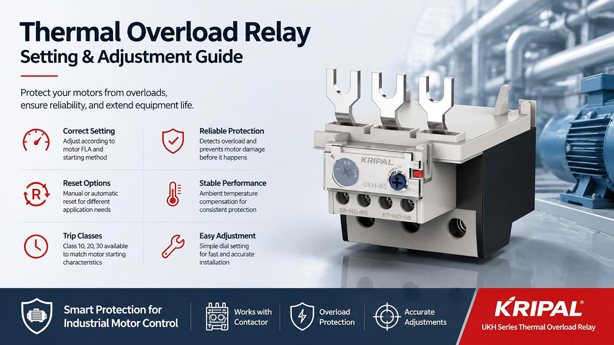 How to Set and Adjust a Thermal Overload Relay