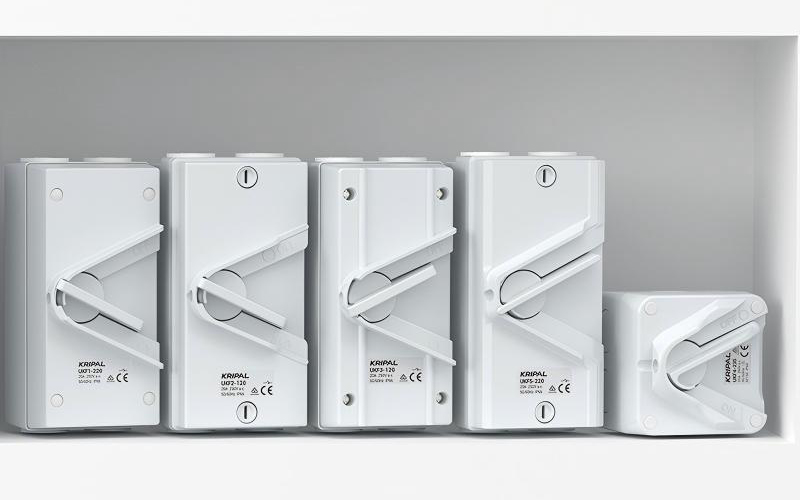 KRIPAL UKF1 to UKF5 weatherproof isolating switch series