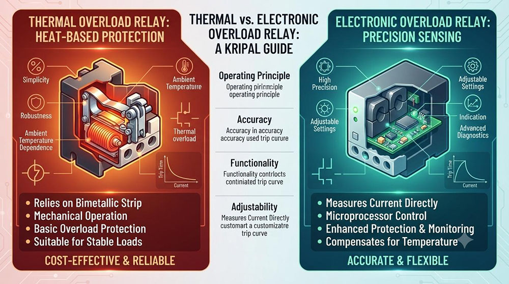 Thermal vs Electronic Overload Relay