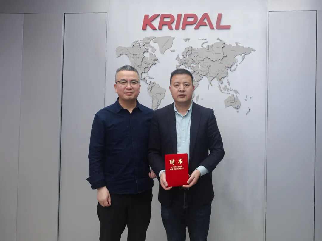 Appointment certificates presented to KRIPAL Electric practice mentors by Wenzhou University of Technology