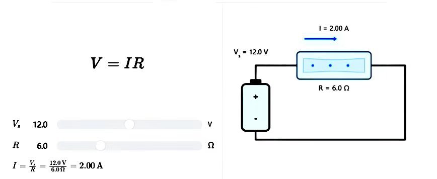 How to calculate voltage drop across a resistor and electrical circuits