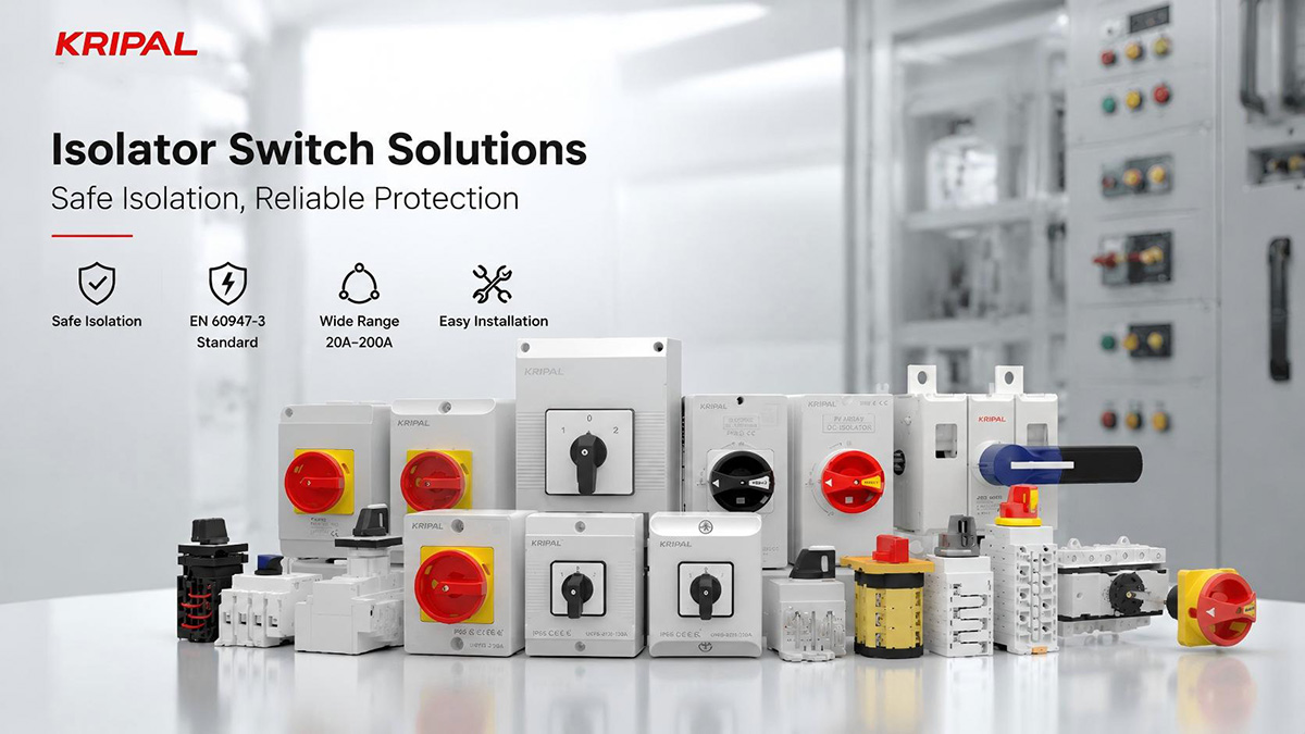 KRIPAL Isolator Switches for Your Project