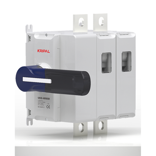 UKGD-400S02K 2P 400A DC1500V Switch Disconnector Side-Mounted Handle CE/CB/TUV Certified DC Isolator