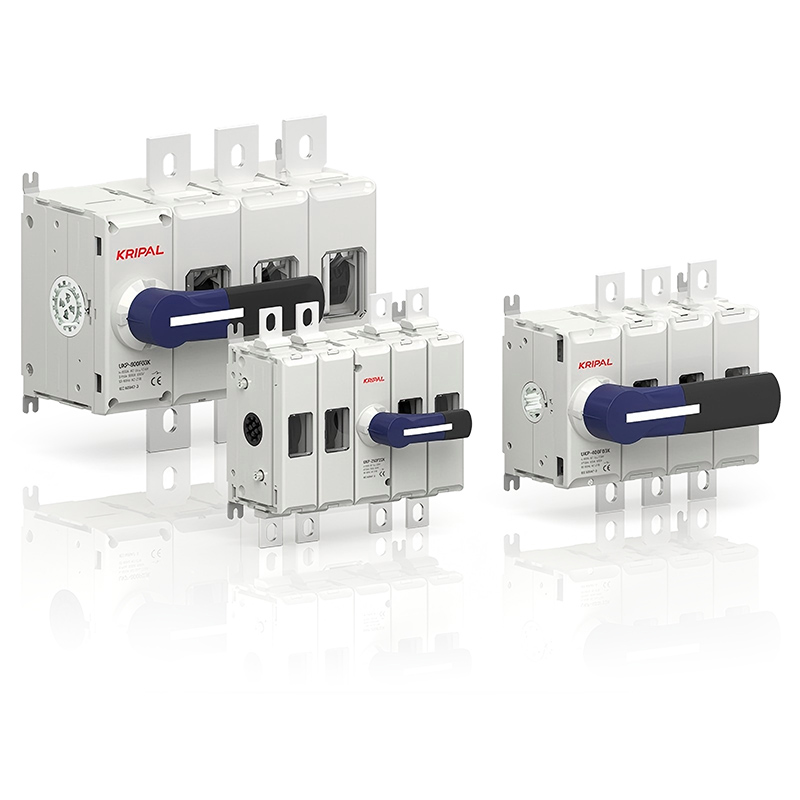 UKP-400F22K 400A 4 Pole AC Switch Disconnector Panel-Mount Isolator with Neutral Pole & Front Handle for TN-S/TT Distribution Systems