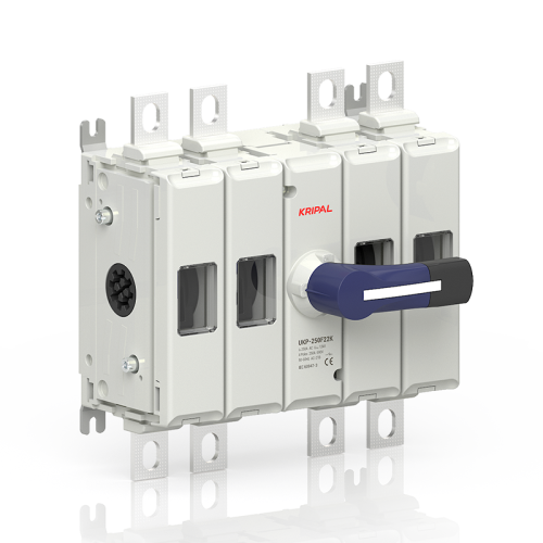 UKP-250F22K AC Switch Disconnector 4-Pole 250A Non-Fused Main Isolation Switch for Power Distribution