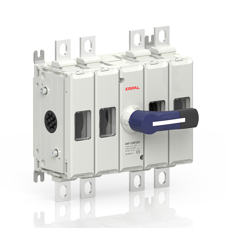 UKP-250F22K AC Switch Disconnector 4-Pole 250A Non-Fused Main Isolation Switch for Power Distribution