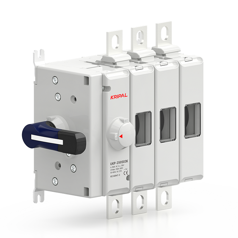 UKP-250S04K Switch Disconnector 4-Pole 250A Side-Handle Electrical Isolator for Power Distribution Enclosures