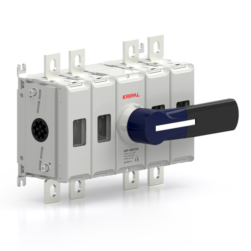 UKP-400F22K 400A 4 Pole AC Switch Disconnector Panel-Mount Isolator with Neutral Pole & Front Handle for TN-S/TT Distribution Systems