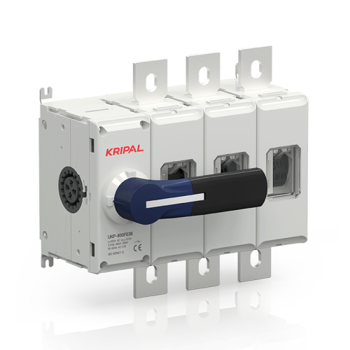 UKP-800F03K 3-Pole 800A AC Switch Disconnector – Panel Mount Isolator with Front Operating Handle for Power Distribution Cabinets