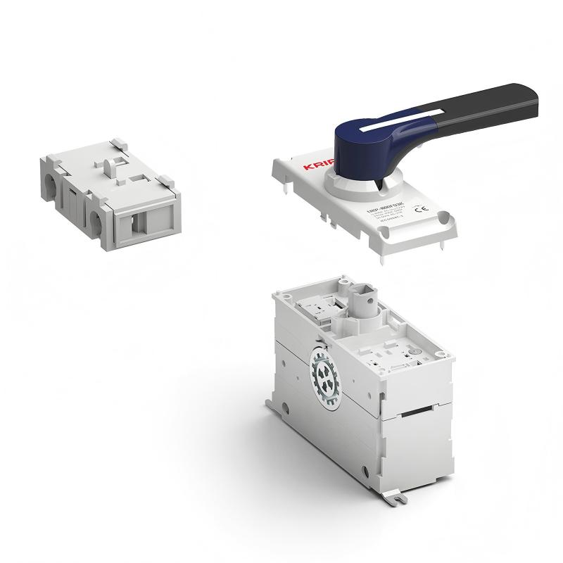 UKP-400F22K 400A 4 Pole AC Switch Disconnector Panel-Mount Isolator with Neutral Pole & Front Handle for TN-S/TT Distribution Systems
