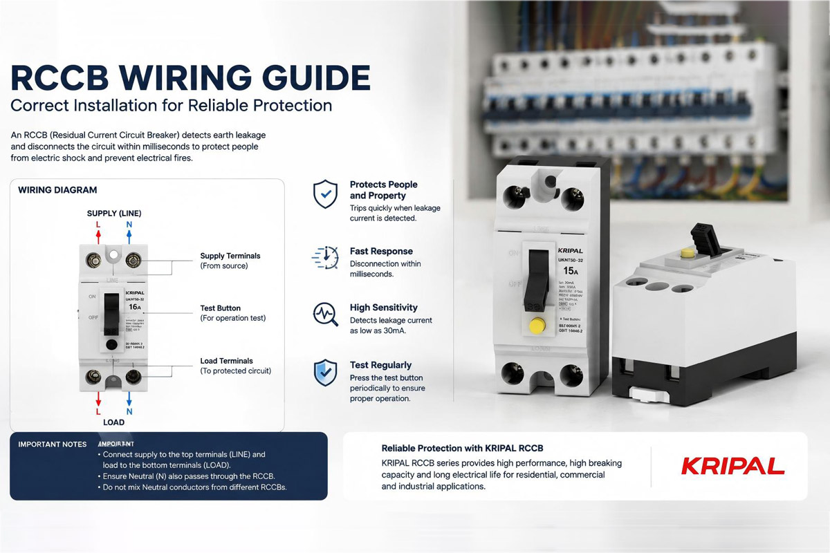 RCD Wiring Guide: Supply and Load Terminals