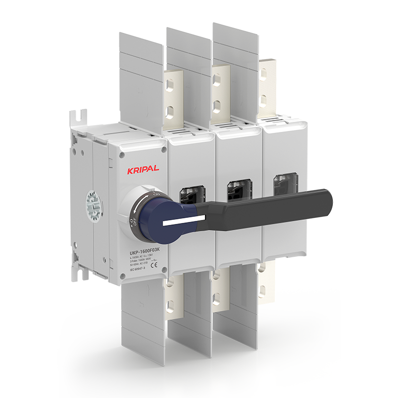 UKP-1600F03K 1600A Heavy-Duty Switch Disconnector with Phase Barrier – High-Current 3-Pole Isolator for Industrial Main Switchgear