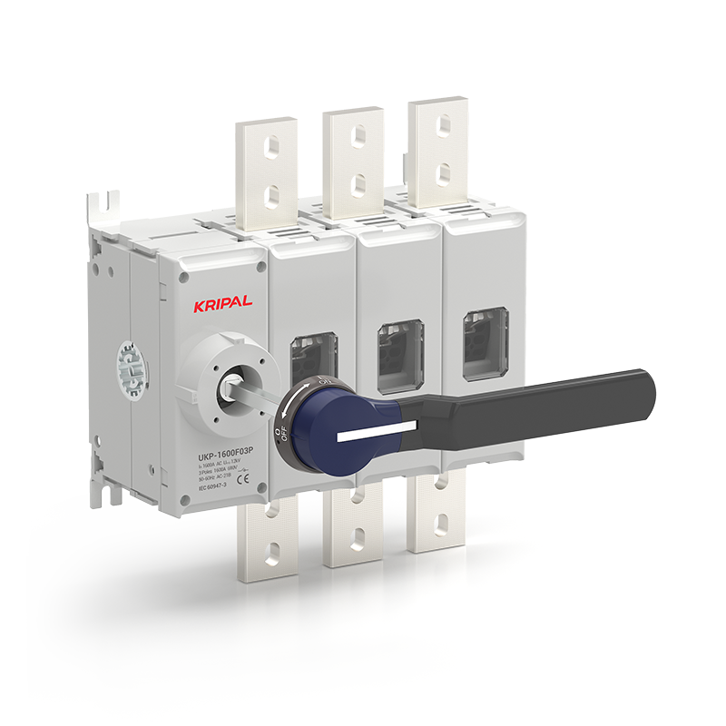 UKP-1600F03P 1600A 3-Pole Switch Disconnector with Door-Mounted Handle & Extension Shaft – External Operation Isolator for Enclosed Switchgear
