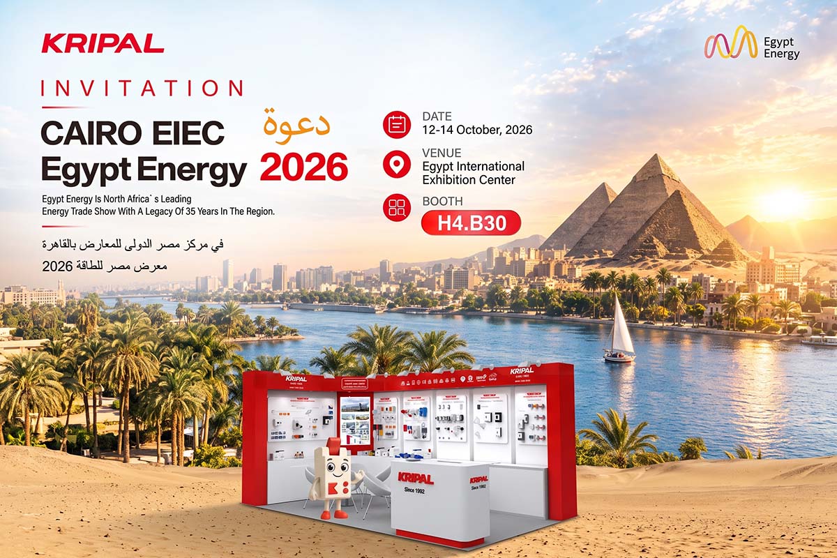 KRIPAL Electric to Exhibit at Egypt Energy 2026 in Cairo at Booth H4.B30