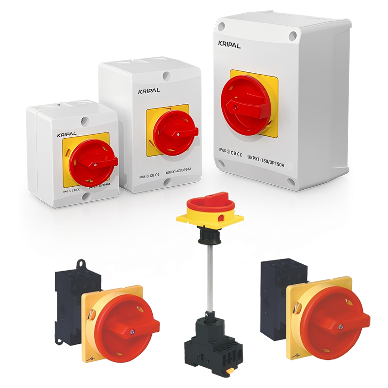 Interruptor seccionador CA UKP 10-150A com interruptor isolador encapsulado
