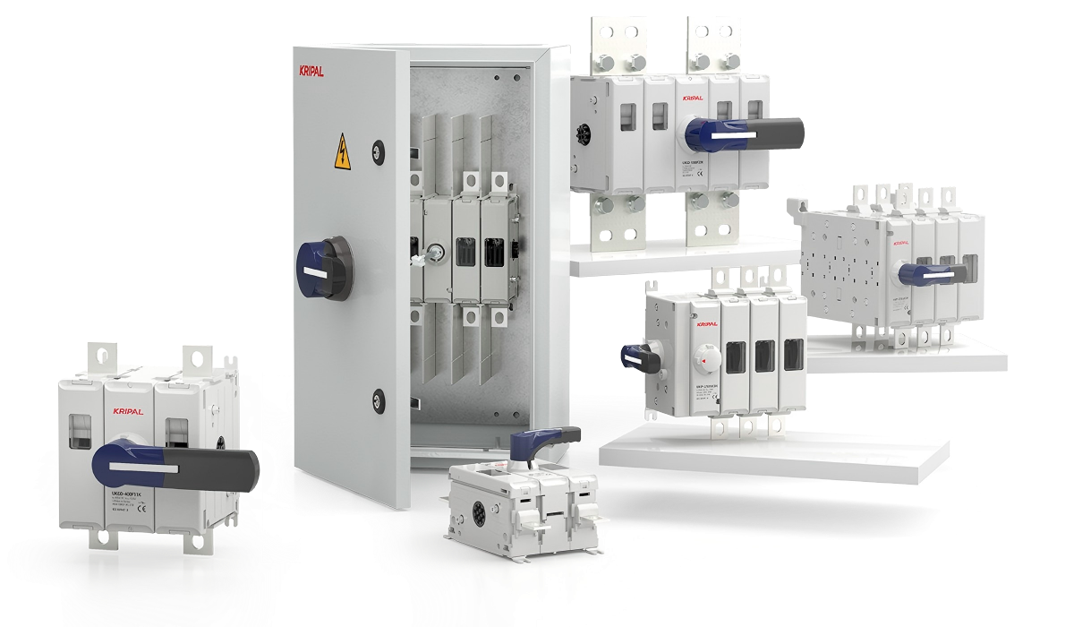 Interruptor seccionador de montagem em base UKP 250-1600A com janela visível