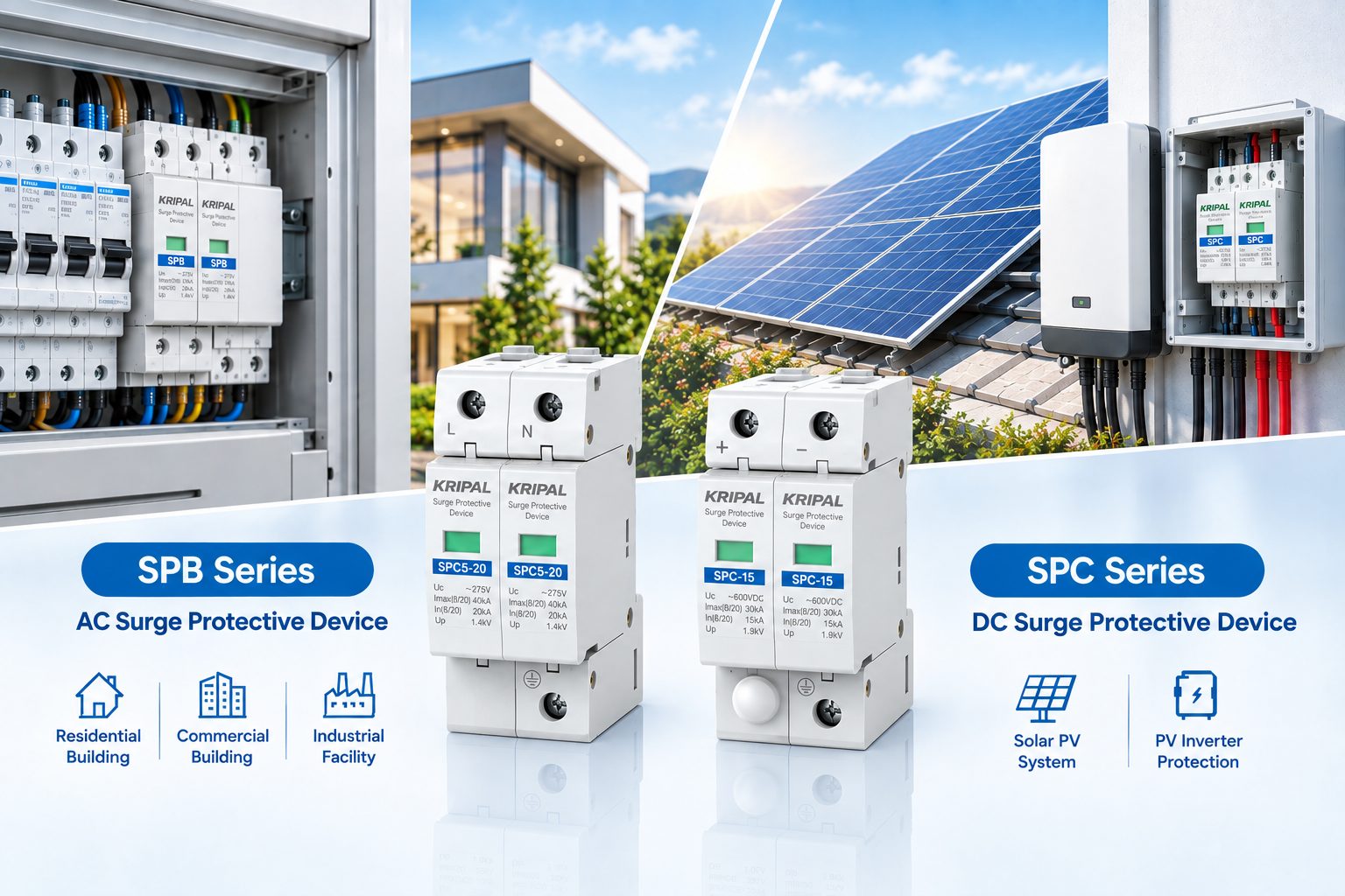 Surge protection device requirements for NEC, UK BS 7671, and European standards