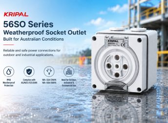 AS/NZS 3123 Industrial Socket Outlets in Australia: KRIPAL 56SO Weatherproof Solution